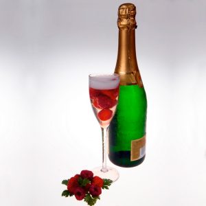 Flûte à champagne transparent
