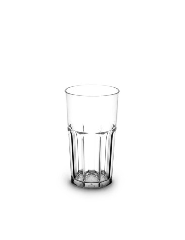Verre rétro transparent 33cl
