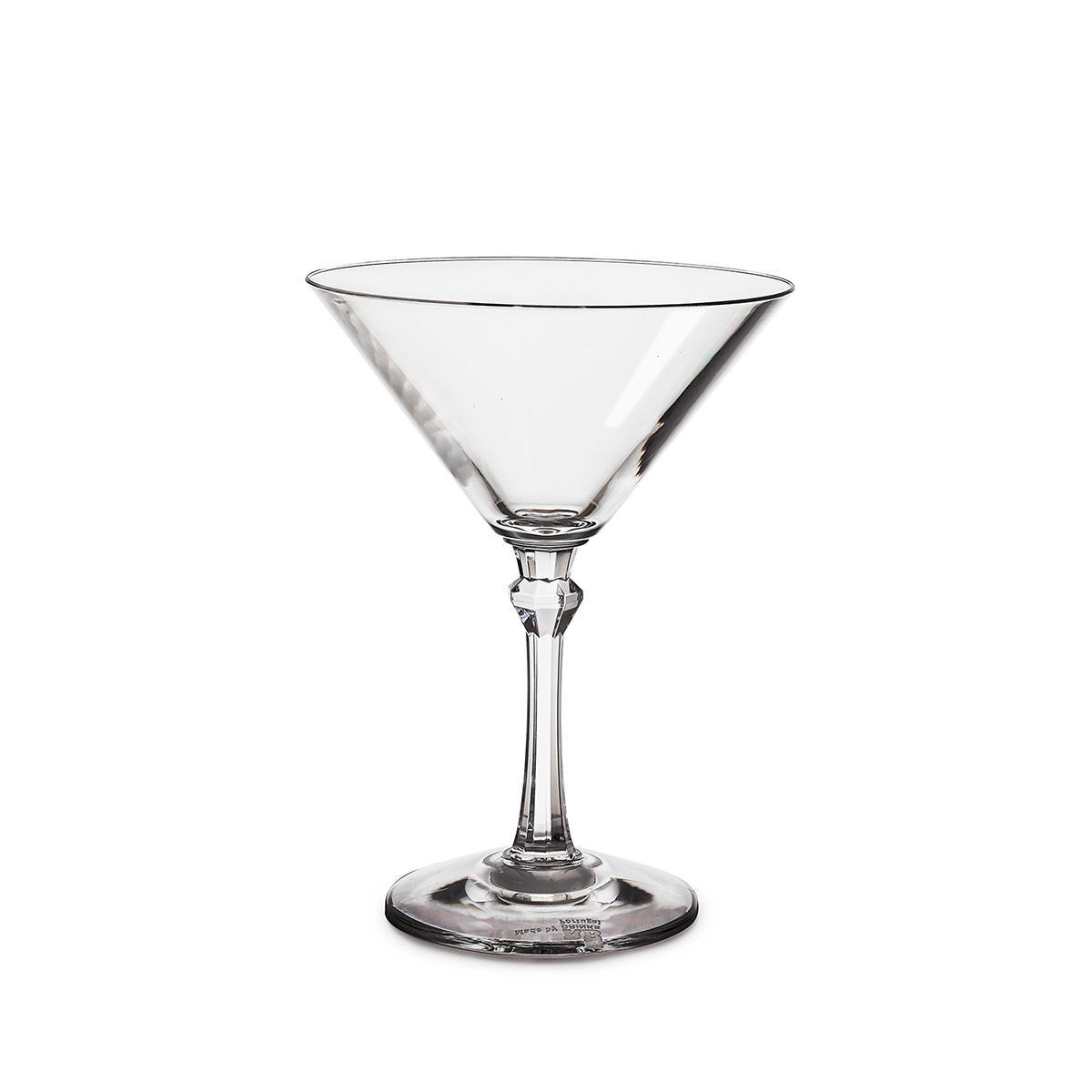 4x verre à martini incassable plastique blanc 40 cl/400 ml - Verres à  cocktail incassables
