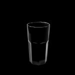 Verre rétro noir incassable | RBDRINKS®