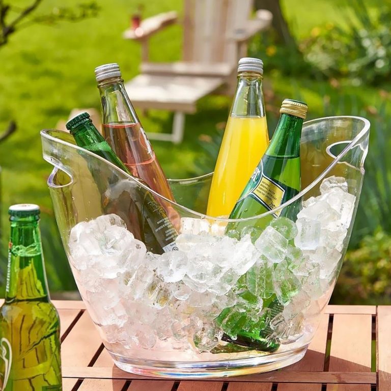 Vasque à Champagne Alaska Plexiglas - Capacité 4-6 Bouteilles - Idée Cadeau Fête